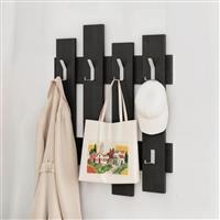 Megapap Wave Κρεμάστρα Τοίχου Ξύλινη 64x4x81cm 0273556