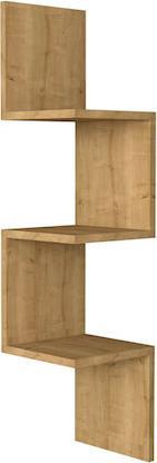 Megapap Zikzak Ράφι Τοίχου Sapphire Oak 25x25x105.4cm 0276816