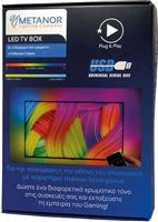 Metanor Ταινία LED Τροφοδοσίας USB 5V RGB Μήκους 2m Σετ με Τηλεχειριστήριο Τύπου SMD5050 TV-RGB2