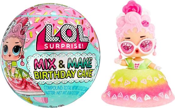 MGA Entertainment Παιχνίδι Μινιατούρα L.O.L. Surprise Birthday Cake Doll 593140EUC