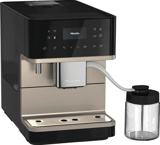 Miele CM 6360 MilkPerfection Αυτόματη Μηχανή Espresso 1500W Πίεσης 15bar με Μύλο Άλεσης Obsidian black