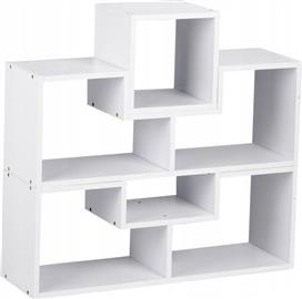 ModernHome Ραφιέρα Δαπέδου Λευκή 63x24.5x80cm WYJ-072