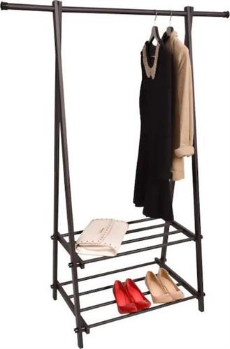 ModernHome YLT-0311F Κρεμάστρα Δαπέδου από Μέταλλο σε Μαύρο Χρώμα 107x43.5x150cm