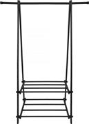 ModernHome YLT-0311F Κρεμάστρα Δαπέδου από Μέταλλο σε Μαύρο Χρώμα 107x43.5x150cm