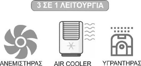 Morris MAC-16251 Air Cooler 55W με Τηλεχειριστήριο