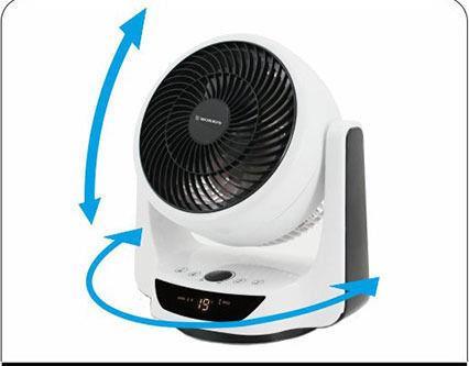 Morris MACI-10242 Box Fan 28W Διαμέτρου 25cm με Τηλεχειριστήριο