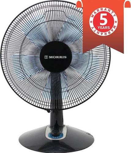 Morris MFT-16227 Επιτραπέζιος Ανεμιστήρας 60W Διαμέτρου 40cm Μαύρος