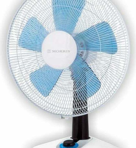 Morris MFT-16228 Επιτραπέζιος Ανεμιστήρας 60W Διαμέτρου 40cm Λευκός