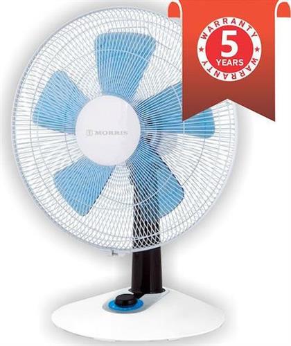 Morris MFT-16228 Επιτραπέζιος Ανεμιστήρας 60W Διαμέτρου 40cm Λευκός