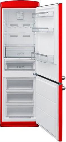 Morris MRS-31320R Ψυγειοκαταψύκτης 330lt Total NoFrost Υ190.1xΠ60.5xΒ68.1cm Κόκκινος