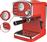 Morris R20808EM Ημιαυτόματη Μηχανή Espresso 1100W Πίεσης 20bar Κόκκινη