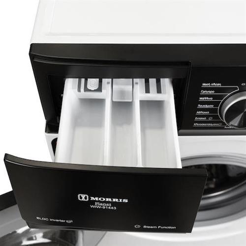 Morris WIW-91443 Planet Series Πλυντήριο Ρούχων 9kg με Ατμό 1400 Στροφών