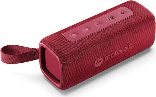 Motorola Rokr 600 Αδιάβροχο Ηχείο Bluetooth 30W με Διάρκεια Μπαταρίας έως 6 ώρες Κόκκινο
