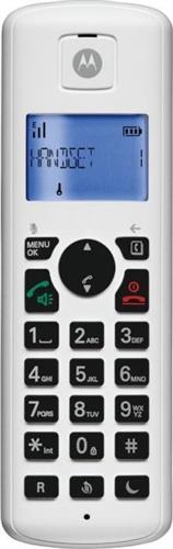 Motorola T401+ Ασύρματο Τηλέφωνο με Aνοιχτή Aκρόαση Λευκό 14587-0112