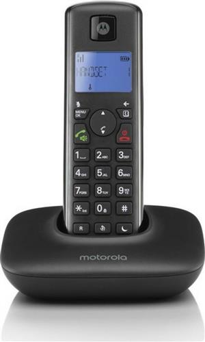 Motorola T401+ Ασύρματο Τηλέφωνο με ανοιχτή ακρόαση Μαύρο