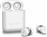 Motorola Verve Buds 120 Bluetooth Handsfree Ακουστικά με Αντοχή στον Ιδρώτα και Θήκη Φόρτισης Λευκά