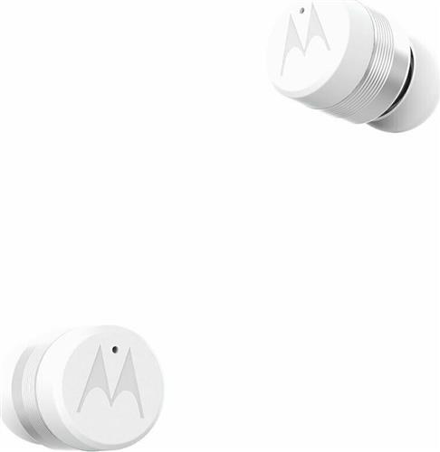 Motorola Verve Buds 120 Bluetooth Handsfree Ακουστικά με Αντοχή στον Ιδρώτα και Θήκη Φόρτισης Λευκά