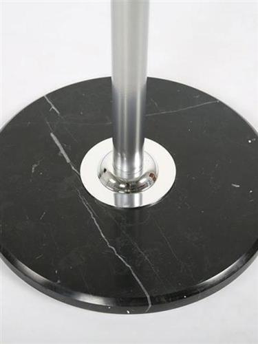 M&T Displays Καλόγερος Μεταλλικός Χρώμιο Με Μαρμάρινη Βάση & Ομπρελοθήκη 38x38x180cm 18756