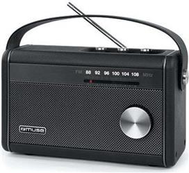 Muse M-098BT Επιτραπέζιο Ραδιόφωνο Ρεύματος-Μπαταρίας με Bluetooth Μαύρο