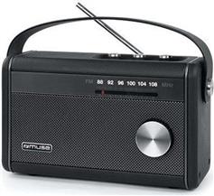 Muse M-098BT Επιτραπέζιο Ραδιόφωνο Ρεύματος-Μπαταρίας με Bluetooth Μαύρο