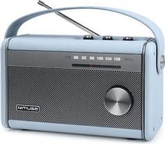 Muse M-098VB Επιτραπέζιο Ραδιόφωνο Ρεύματος-Μπαταρίας με Bluetooth Μπλε