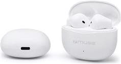 Muse M-270 TWS Earbud Bluetooth Handsfree Ακουστικά με Θήκη Φόρτισης Λευκά