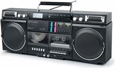 Muse M-380GB Φορητό Ηχοσύστημα με Bluetooth, CD, MP3, USB, Κασετόφωνο, Ραδιόφωνο σε Μαύρο Χρώμα