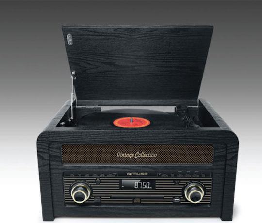 Muse MT-115W Πικάπ Μαύρο 230180