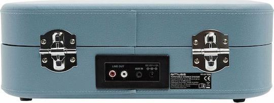 Muse MT-201 Βαλιτσάκι Πικάπ με Ενσωματωμένα Ηχεία Γαλάζιο 230193
