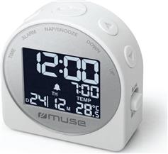 Muse Ψηφιακό Ρολόι Επιτραπέζιο με Ξυπνητήρι M-09CW 230166