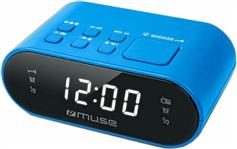 Muse Ψηφιακό Ρολόι Επιτραπέζιο με Ξυπνητήρι M-10BL