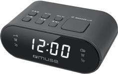 Muse Ψηφιακό Ρολόι Επιτραπέζιο με Ξυπνητήρι M-10CR