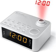 Muse Ψηφιακό Ρολόι Επιτραπέζιο με Ξυπνητήρι M-178PW