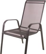 myResort Καρέκλα Εξωτερικού Χώρου Μεταλλική Γκρι 71x56x98cm 189-1695