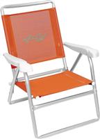 myResort Καρέκλα Παραλίας Αλουμινίου Πορτοκαλί 44x34.5x29-78cm