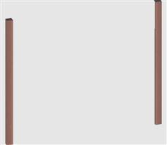 Neff ZC045BY0 Flex Design Kit Brushed Bronze 45cm για Εντοιχιζόμενη Καφετιέρα