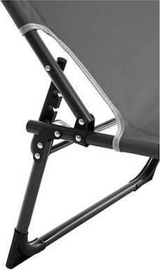 Neka Ξαπλώστρα Μεταλλική με Μαξιλάρι Γκρι 172x55x27cm 170994
