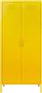 Next Δίφυλλη Ντουλάπα Μεταλλική Κίτρινη 76x50x170cm 32808-01