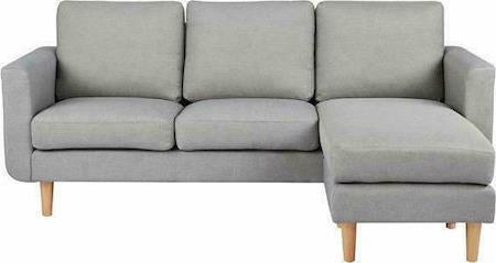 Next Flex Γωνιακός Καναπές με Αναστρέψιμη Γωνία Γκρι 197x137cm 18901-02