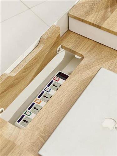 Next Γραφείο Ξύλινο με Μεταλλικά Πόδια Λευκό-/Sonoma 120x60x85cm 13852