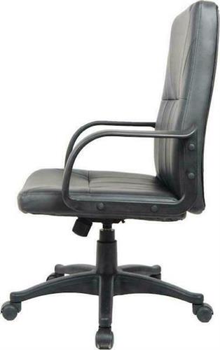 Next Καρέκλα Διευθυντική με Ανάκλιση Μαύρη 13834