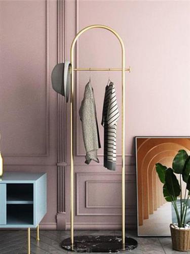 Next Κρεμάστρα Δαπέδου από Μέταλλο Χρυσή 50x30x170cm 35962-18