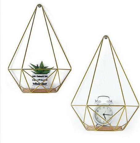 Next Ράφι Τοίχου Χρυσό 31.5x12x44cm 18857-18