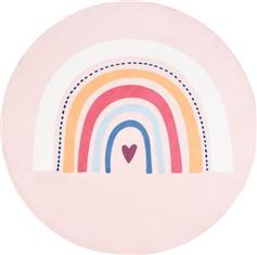 Next Rainbow Παιδικό Χαλί Ροζ Στρογγυλό με Διάμετρο 100cm 41072-02