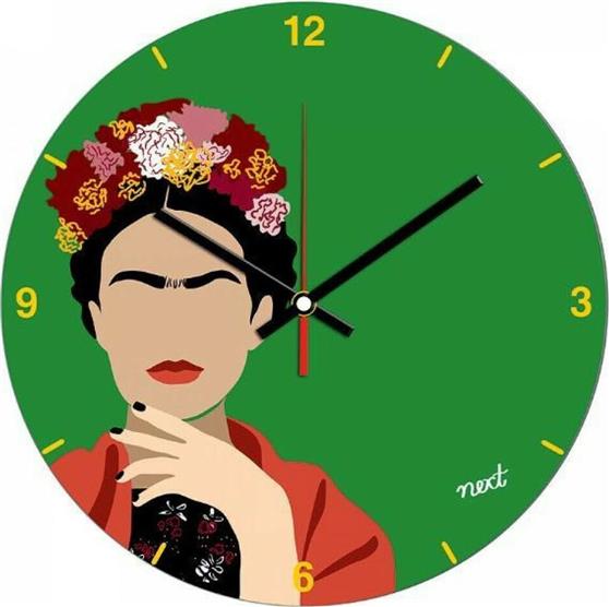 Next Ρολόι Τοίχου Frida Kahlo Πλαστικό 31cm 24584