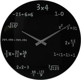 Next Ρολόι Τοίχου Mathematic Γυάλινο 35cm 28389