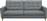 Next Soho Τριθέσιος Καναπές Κρεβάτι Σκούρο Γκρι 201x90cm 18903-03