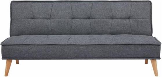Next Tokyo Τριθέσιος Καναπές Κρεβάτι Σκούρο Γκρι 181x91cm 18900-02