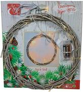 Next Χριστουγεννιάτικο Διακοσμητικό Στεφάνι Φωτιζόμενο Μπαταρίας 24460