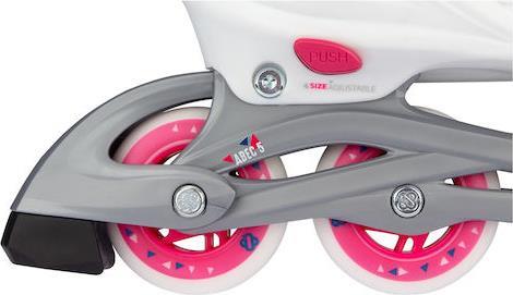 Nijdam Inline Skates Ρυθμιζόμενα White Wedge Νο. 29-32